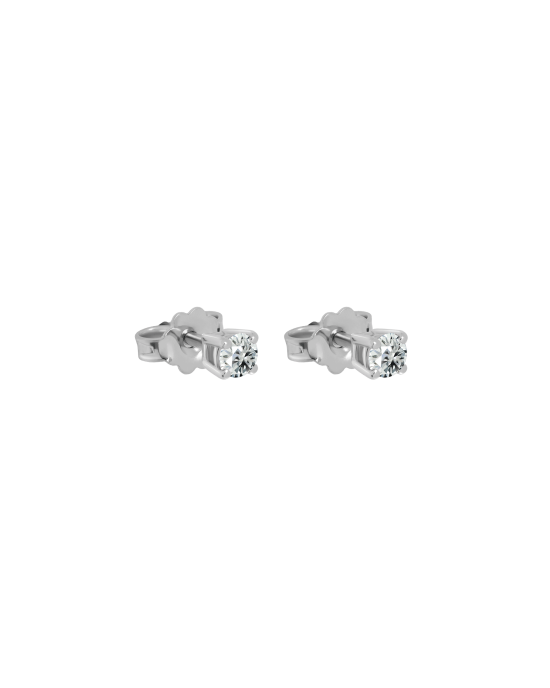Diamond Classique Earrings White Gold