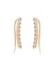 Croissant de Lune Earrings Yellow Gold