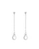 Esposas Long Earrings White Gold